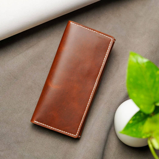 Handmade Leather Long Wallet | Classic Handcrafted Long Leather Wallet