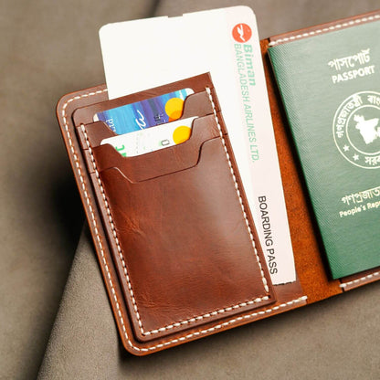 Heritage Handmade Leather Passport Holder