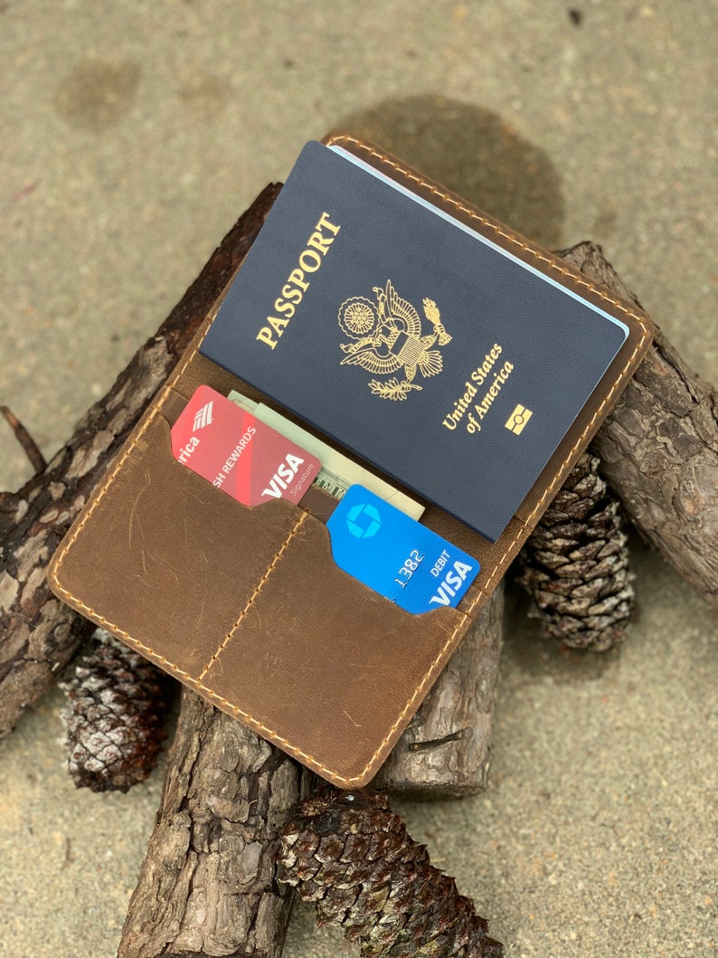 Leather Passport Wallet | Leather Passport Holder